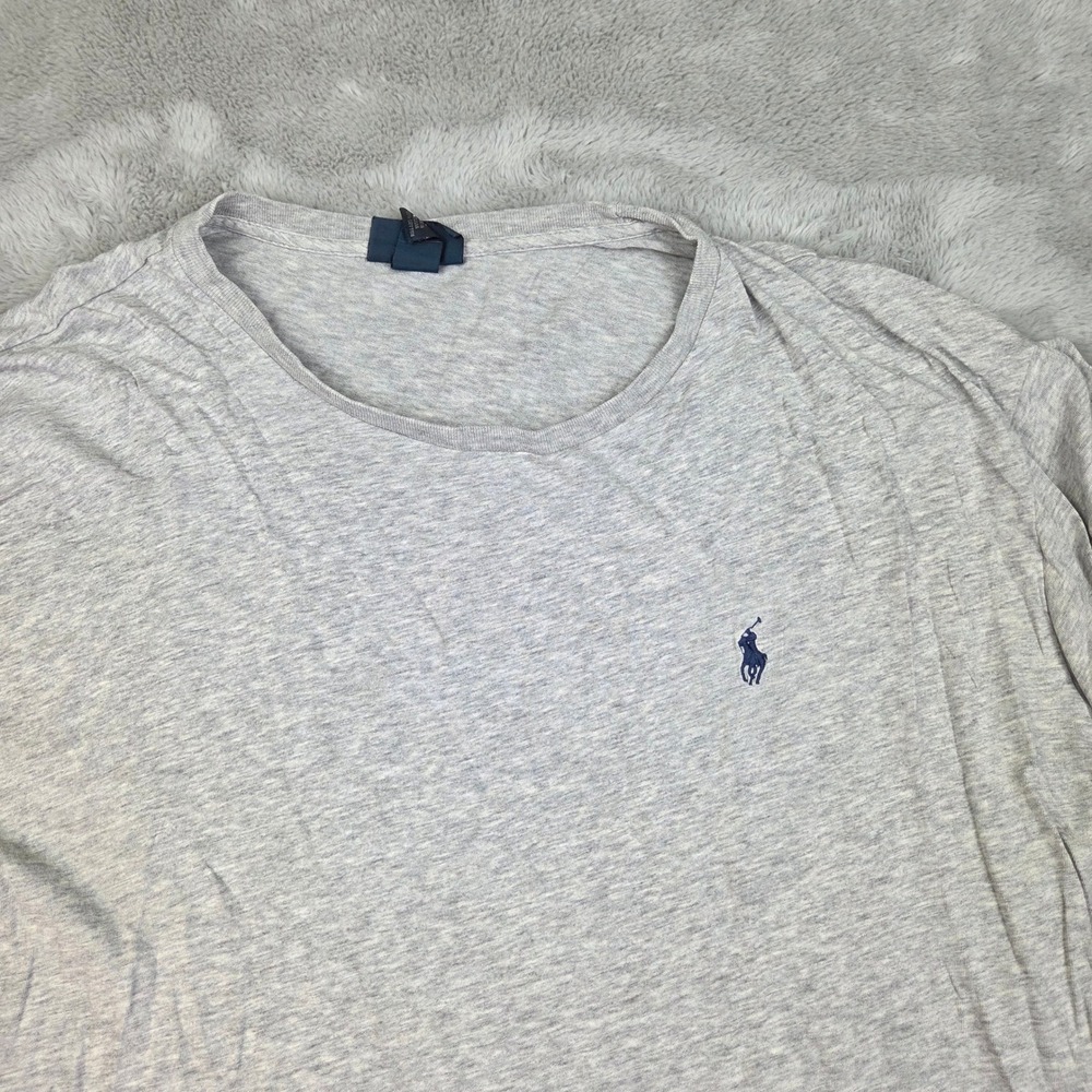 Polo Ralph Lauren T Shirt Mens XXL Short Sleeve Crew Neck Pony Logo Gray Heather